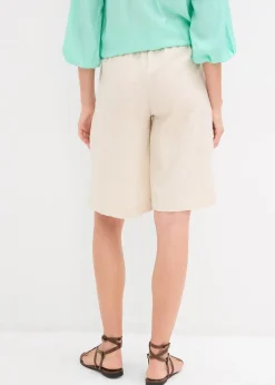 Bermuda fluide en viscose mélangée