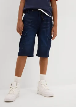Bermuda jean en molleton, Regular