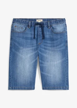 Bermuda léger en jean et molleton, Regular