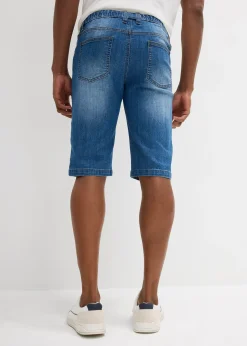 Bermuda léger en jean et molleton, Regular