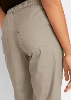 Bermuda long à taille élastiquée