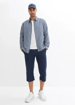 Bermuda long avec poches plaquées, Regular Fit