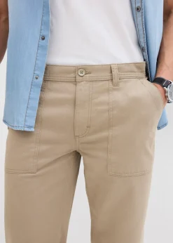 Bermuda long avec poches plaquées, Regular Fit