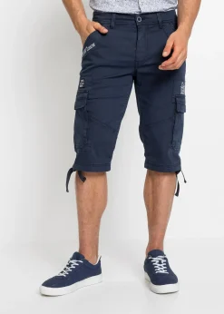 Bermuda long et regular avec poches cargo