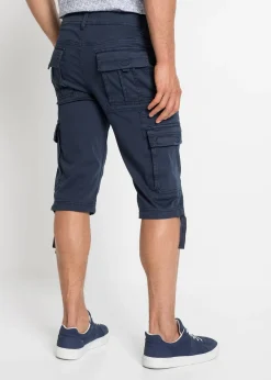 Bermuda long et regular avec poches cargo