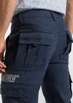 Bermuda long et regular avec poches cargo