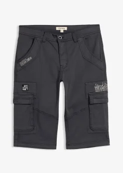 Bermuda long et regular avec poches cargo