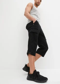 Bermuda long poches cargo regular 100% coton