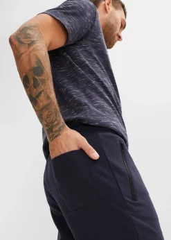 Bermuda sweat avec poches latérales zippées