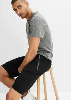 Bermuda sweat avec poches latérales zippées