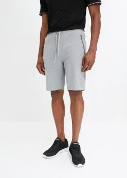 Bermuda sweat avec poches latérales zippées