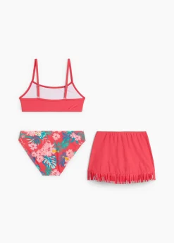 Bikini et jupe (ens. 3 pces)