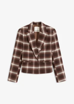 Blazer à carreaux