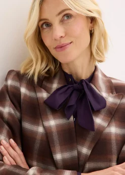 Blazer à carreaux