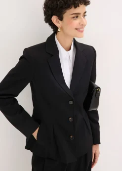 Blazer à plis couchés