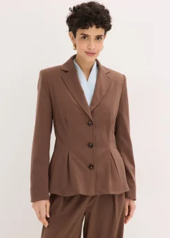 Blazer à plis couchés
