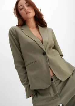 Blazer à poches passepoilées