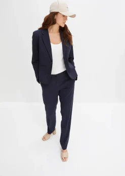 Blazer à poches passepoilées