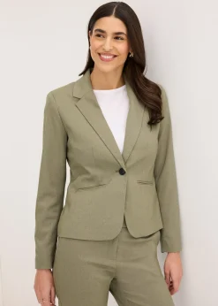 Blazer à poches passepoilées, petite stature