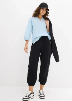 Blazer ample en mélange lin-viscose