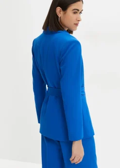 Blazer avec ceinture à nouer