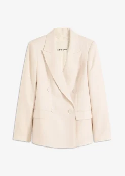 Blazer avec Lyocell, effet froissé