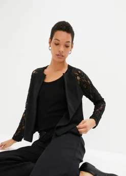 Blazer avec manches en dentelle