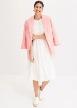 Blazer en lin mélangé