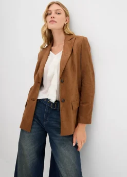 Blazer en suédine