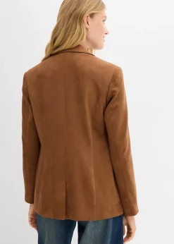 Blazer en suédine