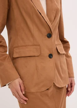 Blazer en suédine