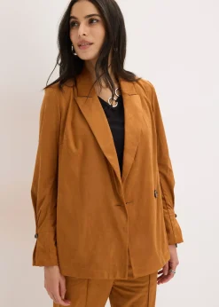 Blazer en suédine