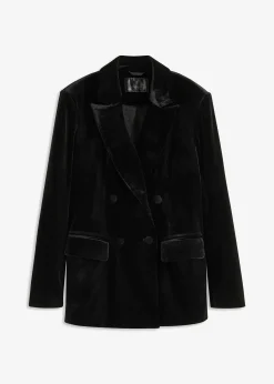 Blazer en velours doux