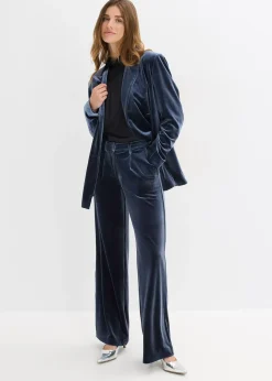 Blazer en velours doux