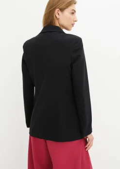Blazer long en jersey coton