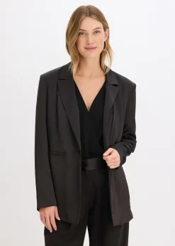 Blazer oversize en satin