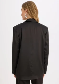Blazer oversize en satin