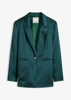 Blazer oversize en satin