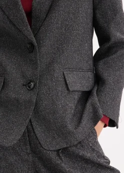 Blazer oversize en viscose mélangée