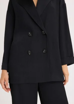 Blazer oversize et croisé