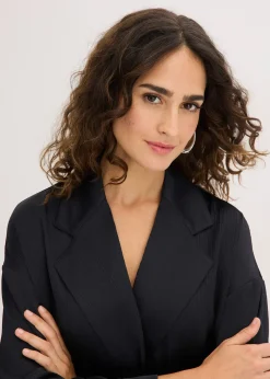 Blazer oversize et croisé