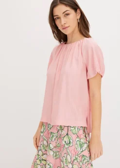 Blouse à effet froissé texturé