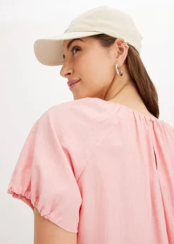 Blouse à effet froissé texturé