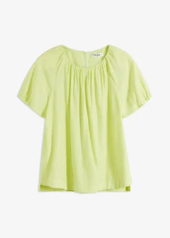 Blouse à effet froissé texturé