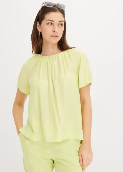 Blouse à effet froissé texturé