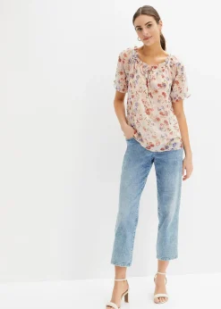 Blouse à encolure Bardot