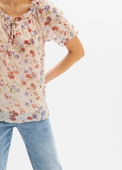 Blouse à encolure Bardot
