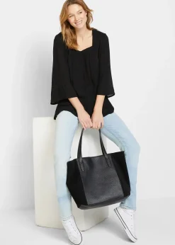 Blouse à encolure carrée