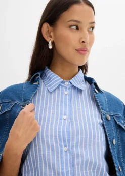 Blouse à manches courtes 100% coton
