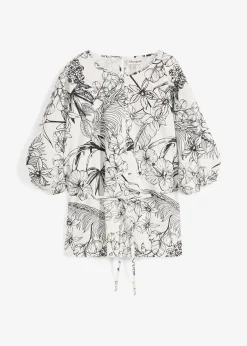 Blouse à manches courtes 100% coton